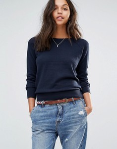 Трикотажный джемпер Hollister Core - Темно-синий