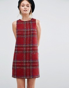 Цельнокройное платье из букле New Look - Красный
