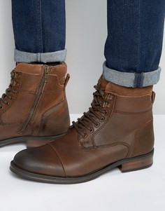 Коричневые ботинки на шнуровке KG By Kurt Geiger - Коричневый
