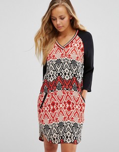 Maison Scotch Colourblock Baseball Dress - Черный
