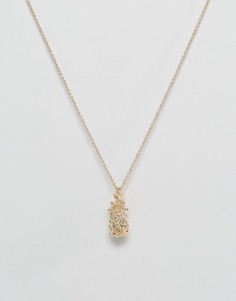 Ожерелье с подвеской-ананасом Nylon - Золотой