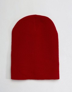 Бордовая шапка-бини Gregorys - Красный