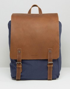 Темно-синий кожаный рюкзак Forbes &amp; Lewis Devon - Синий
