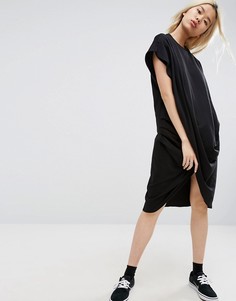 Платье миди с запахом ASOS WHITE - Черный