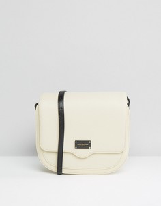 Pauls Boutique Simple Saddle Bag in Cream - Бежевый