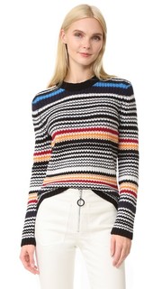 Свитер-пуловер в разную полоску Edun