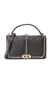Стеганая сумка через плечо с шевронами Rebecca Minkoff