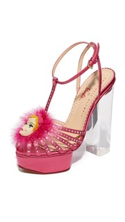 Сандалии на платформе Barbie Girl Charlotte Olympia