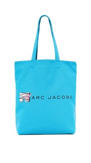 Объемная холщовая сумка MTV с короткими ручками Marc Jacobs