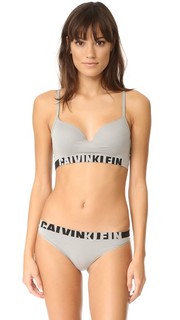 Бесшовный бюстгальтер-балконет с логотипами Calvin Klein Underwear