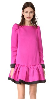 Платье с оборками и длинными рукавами Marc Jacobs