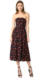 Миди-платье без бретелек Belva Alice + Olivia