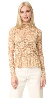 Flynn Lace Blouse Ganni