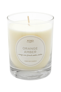 Ароматическая свеча Orange Amber 312гр. Kobo Candles