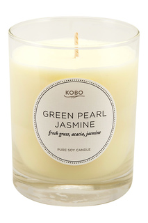 Ароматическая свеча Green Pearl Jasmine, 312гр. Kobo Candles