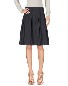 Юбка до колена JIL Sander Navy