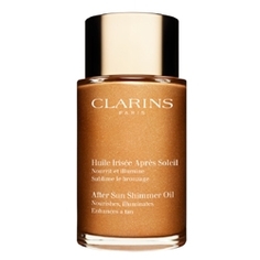 CLARINS Мерцающее масло после загара для тела и волос 100 мл