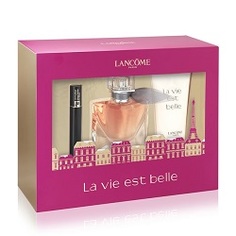 LANCOME Подарочный набор La Vie Est Belle Парфюмерная вода, спрей 30 мл + парфюмированный лосьон для тела, 50 мл + Тушь HYPNOSE объемная