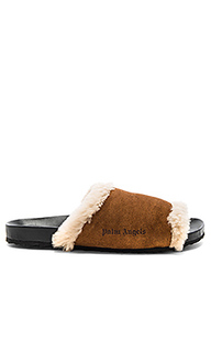 Shearling sliders - Palm Angels