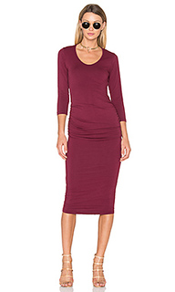 Ruched midi dress - Michael Stars