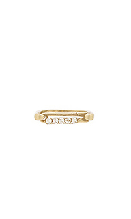 Strass safety pin ring - Marc Jacobs