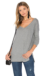 Light weight jersey v neck tunic - Bobi