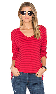Arianna stripe v neck tee - Velvet by Graham &amp; Spencer