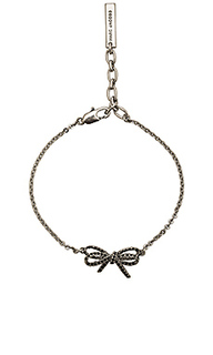 Pave twisted bow chain bracelet - Marc Jacobs