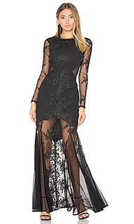 Embroidered mermaid gown - Donna Mizani