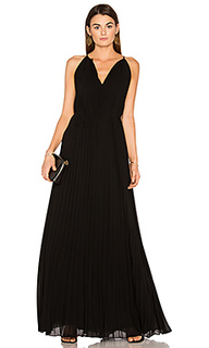 Cadence tie neck pleated gown - Elizabeth and James