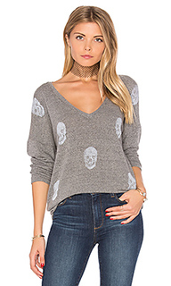 Пуловер с v-образным вырезом nat - Lauren Moshi