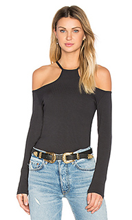 Cut out rib long sleeve top - LNA