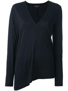 футболка с V-образным вырезом и длинными рукавами Ann Demeulemeester