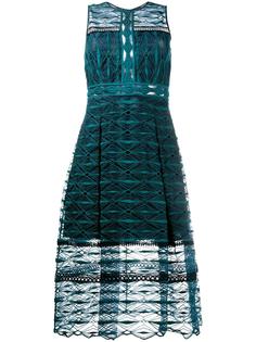 вышитое кружевное платье длины миди Jonathan Simkhai
