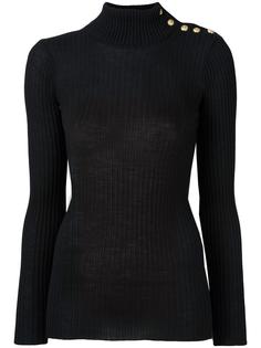 джемпер ребристой вязки Balmain