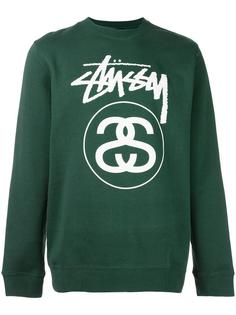 толстовка с принтом-логотипом Stussy
