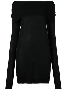 свитер с открытыми плечами  Jil Sander