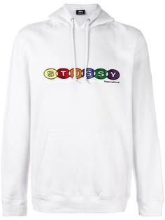 толстовка с вышитым логотипом Stussy