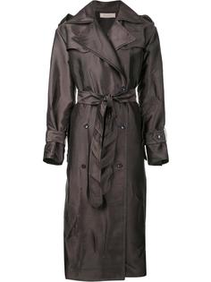 тренч с эффектом помятости Nina Ricci