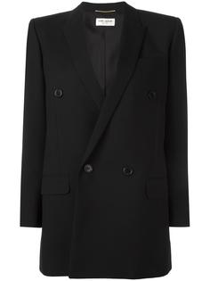 двубортный пиджак Saint Laurent
