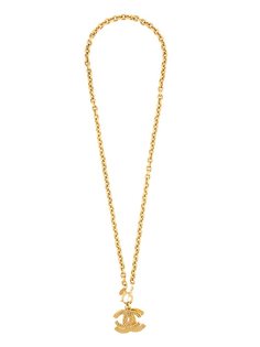 длинное колье с подвеской Chanel Vintage