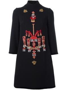 платье с вышивкой Dolce &amp; Gabbana