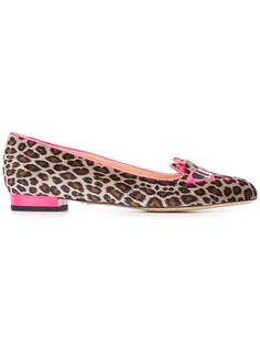 слиперы 'Pretty In Pink Kitty'  Charlotte Olympia