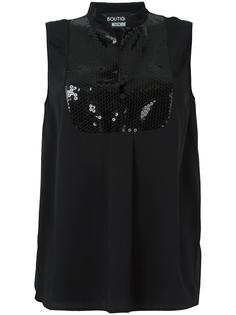 топ с пайетками Boutique Moschino