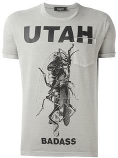 футболка с принтом 'Utah' Dsquared2