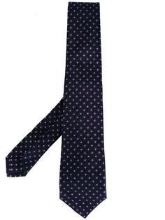 жаккардовый галстук с цветочным узором Kiton