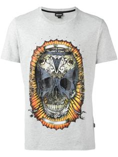 футболка с принтом черепа Just Cavalli