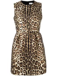 платье с животным принтом Red Valentino