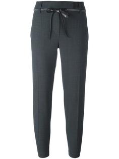укороченные строгие брюки Brunello Cucinelli