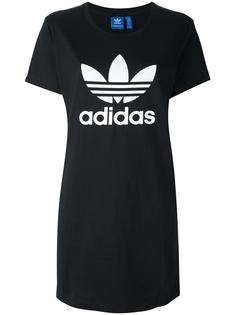 платье-футболка 'Trefoil' Adidas Originals